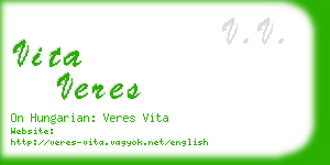 vita veres business card